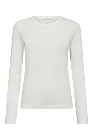 GrannyCC Embroidery LS Tee 11-Off white - 33180