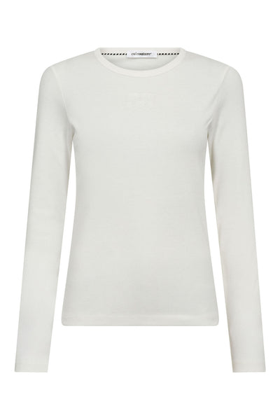 GrannyCC Embroidery LS Tee 11-Off white - 33180 Thumbnail