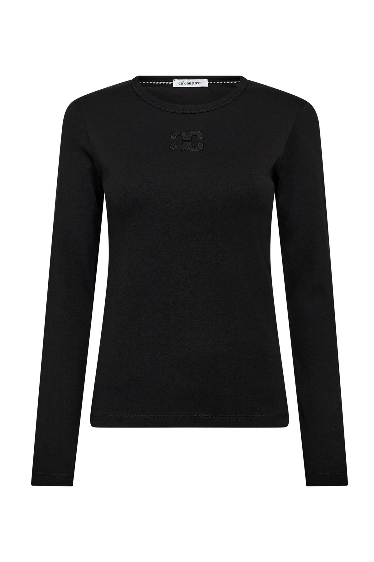 GrannyCC Embroidery LS Tee 96-Black - 33180