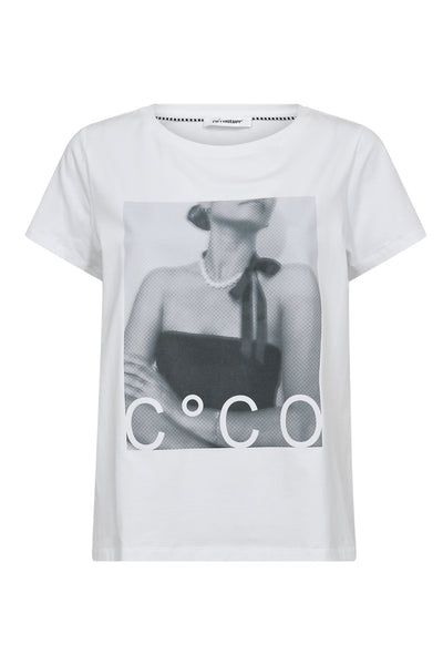 SiaraCC Pearl Necklace Tee 4000-White - 33181 Thumbnail