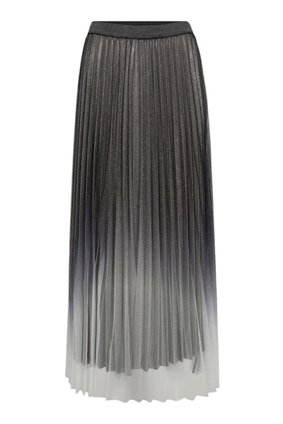 GlitterCC Plissé Skirt 930-Silver - 34211 Thumbnail