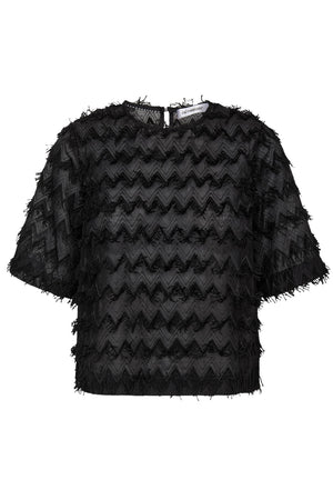 TriangleCC SS Blouse 96-Black