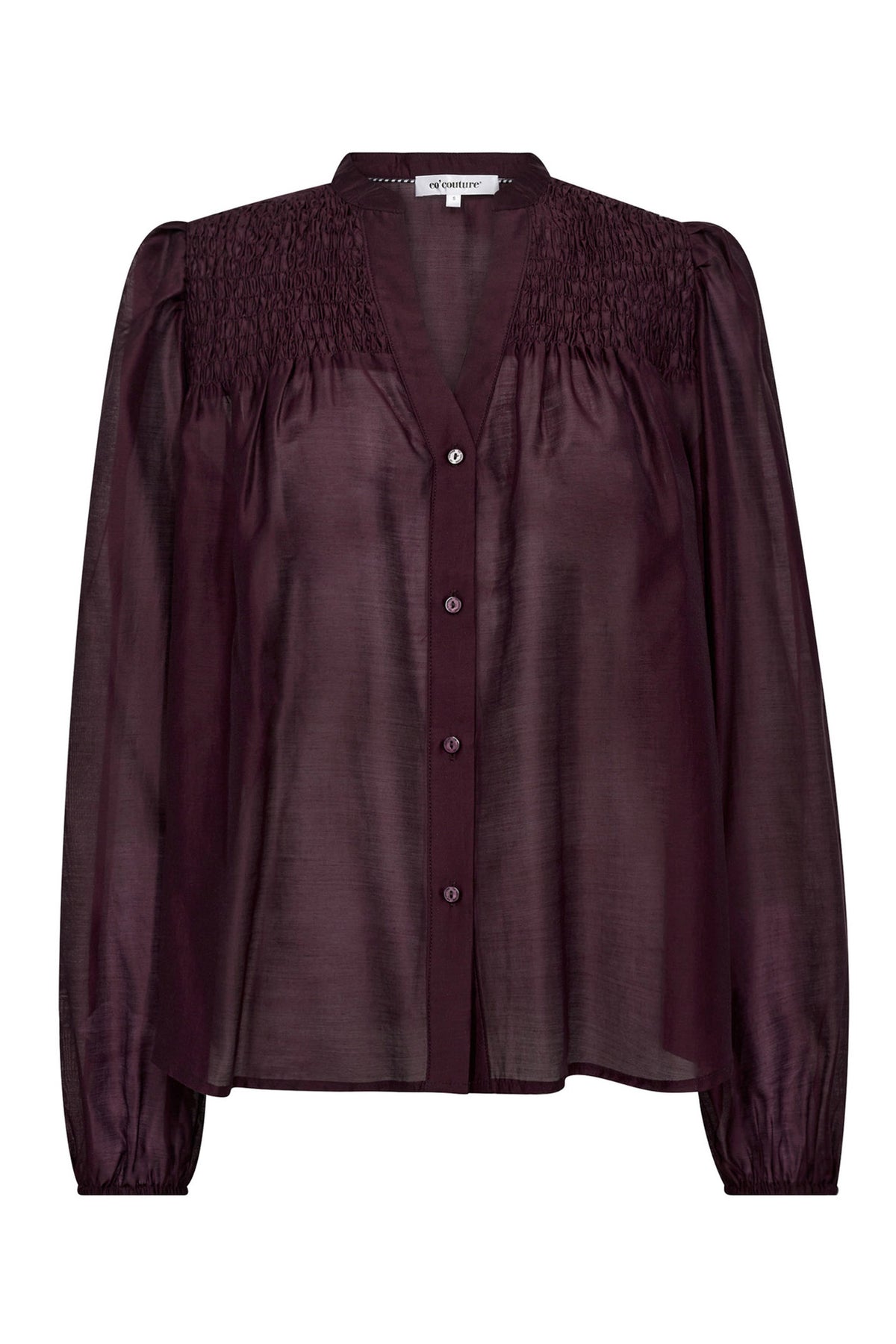 TaffyCC Smock V-Shirt 87-Winered - 35807