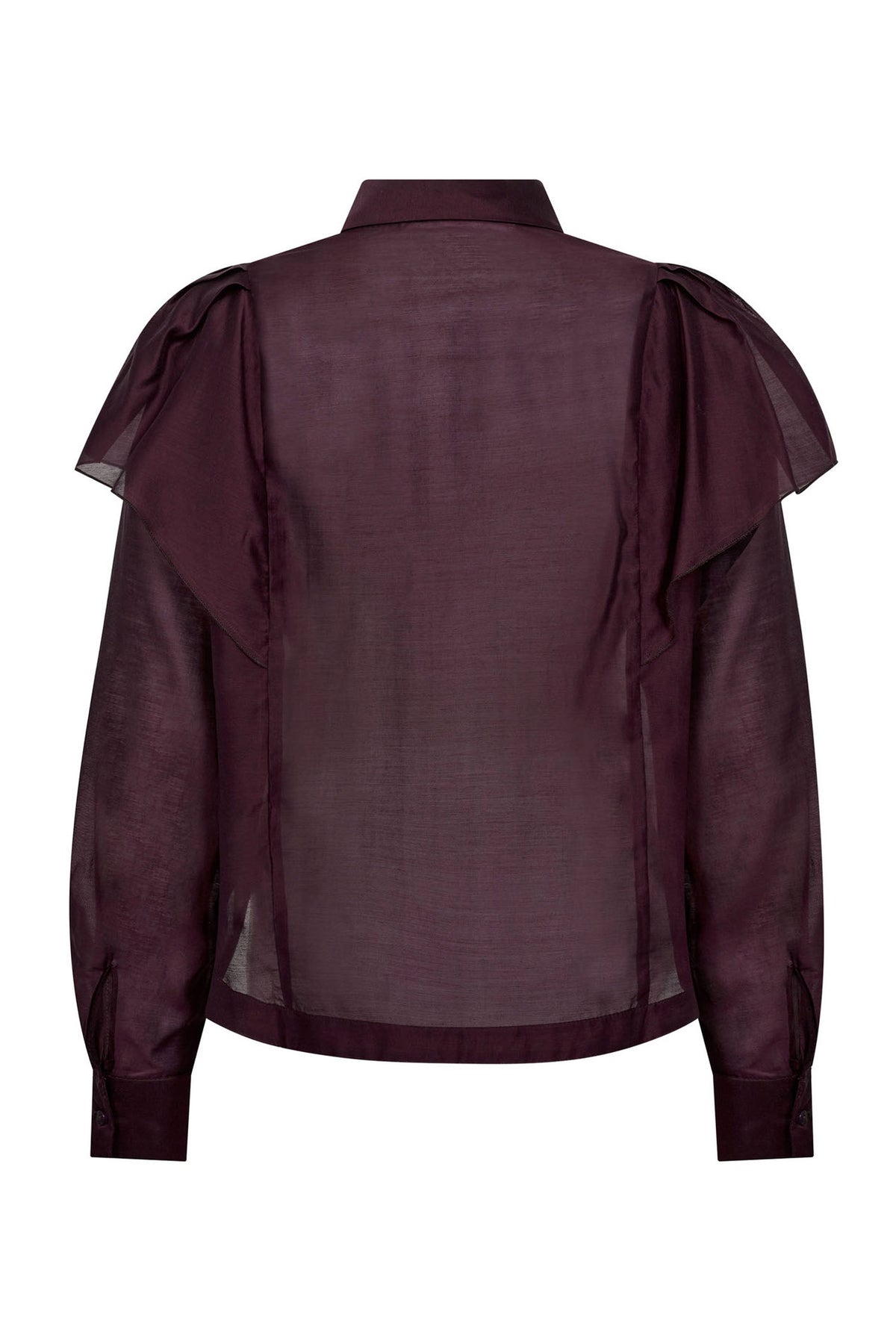 TaffyCC Frill Shirt 87-Winered - 35821