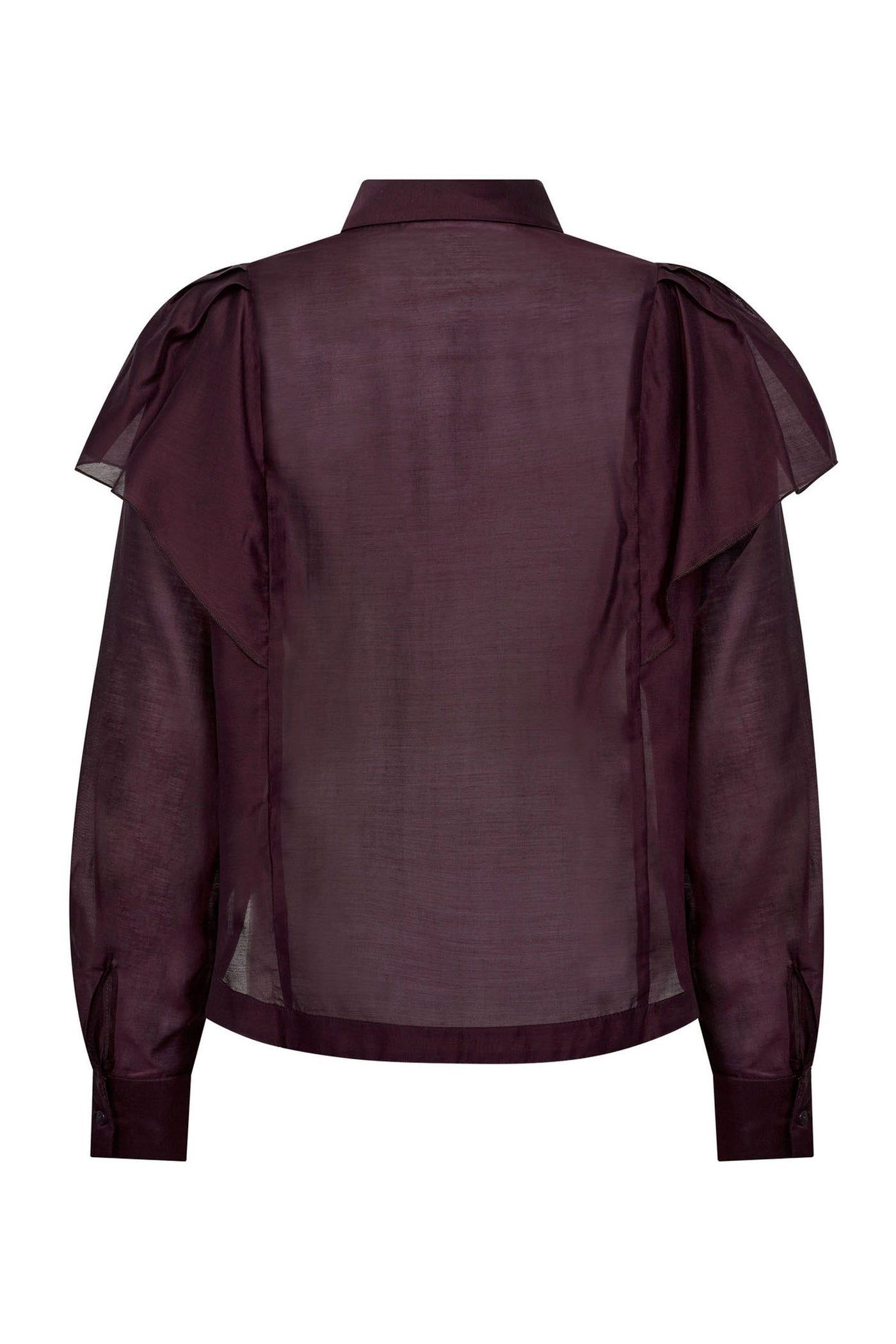 TaffyCC Frill Shirt 87-Winered - 35821