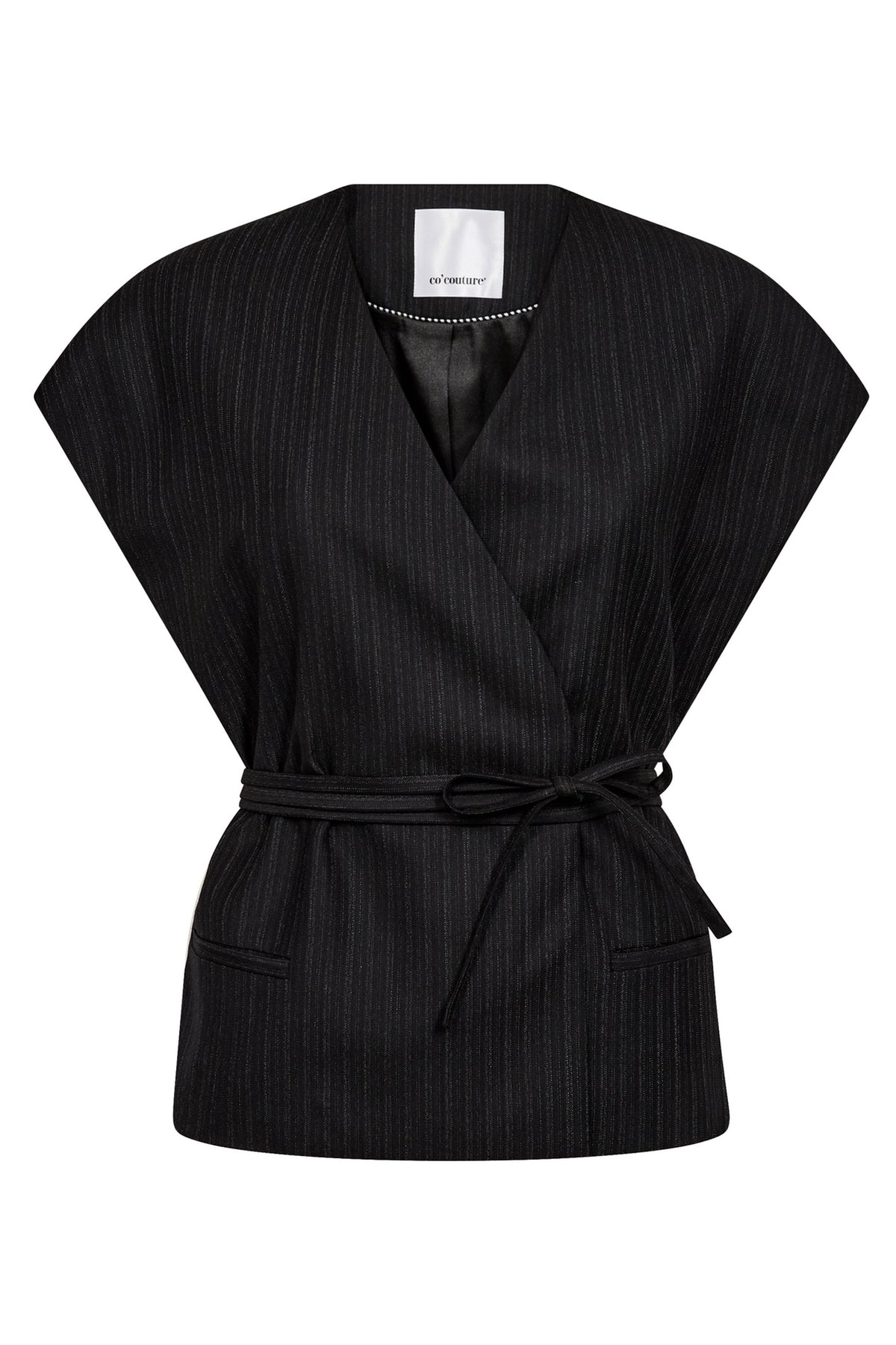 MaggieCC Wrap Top 96-Black - 35857