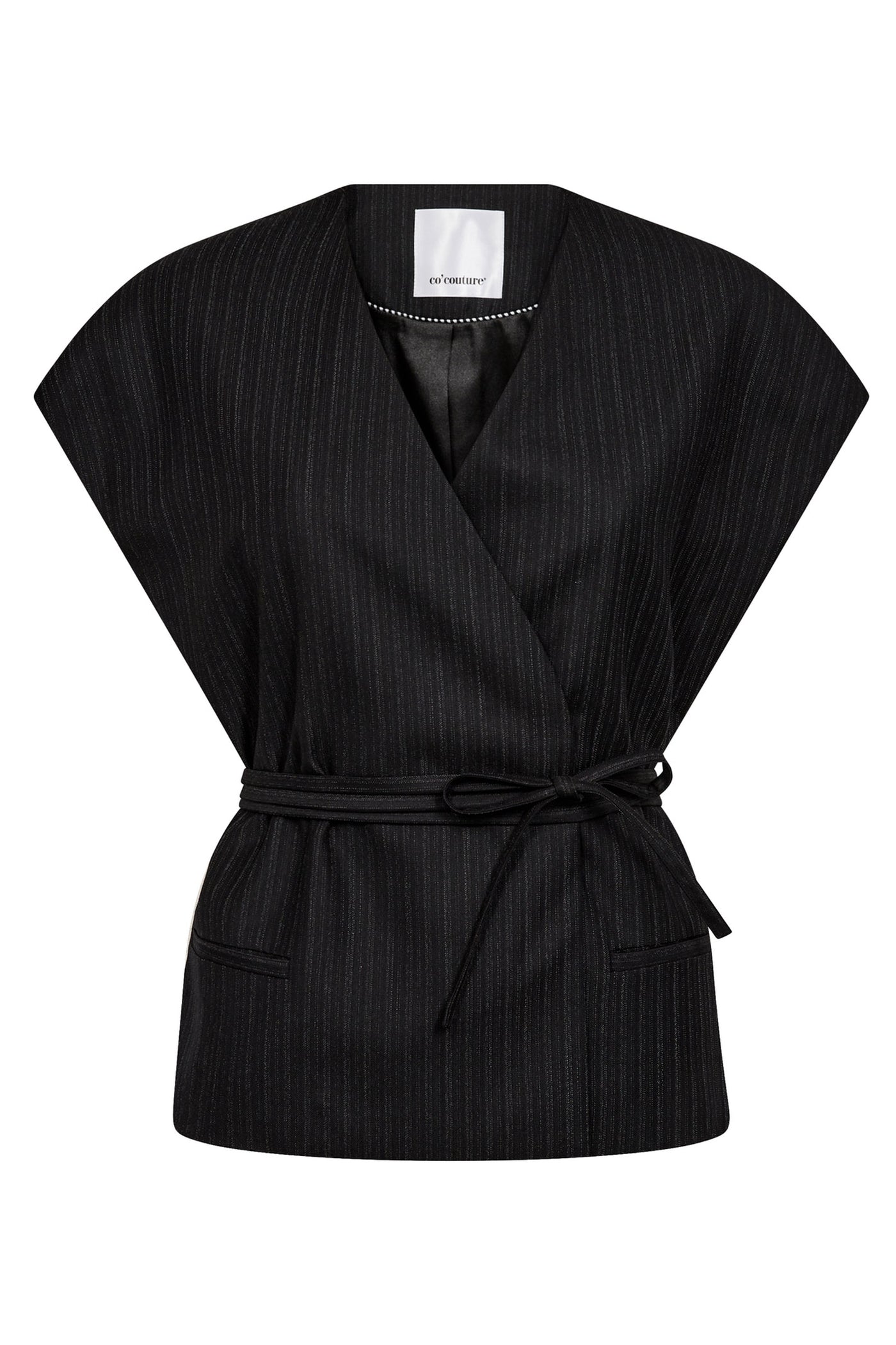 MaggieCC Wrap Top 96-Black - 35857