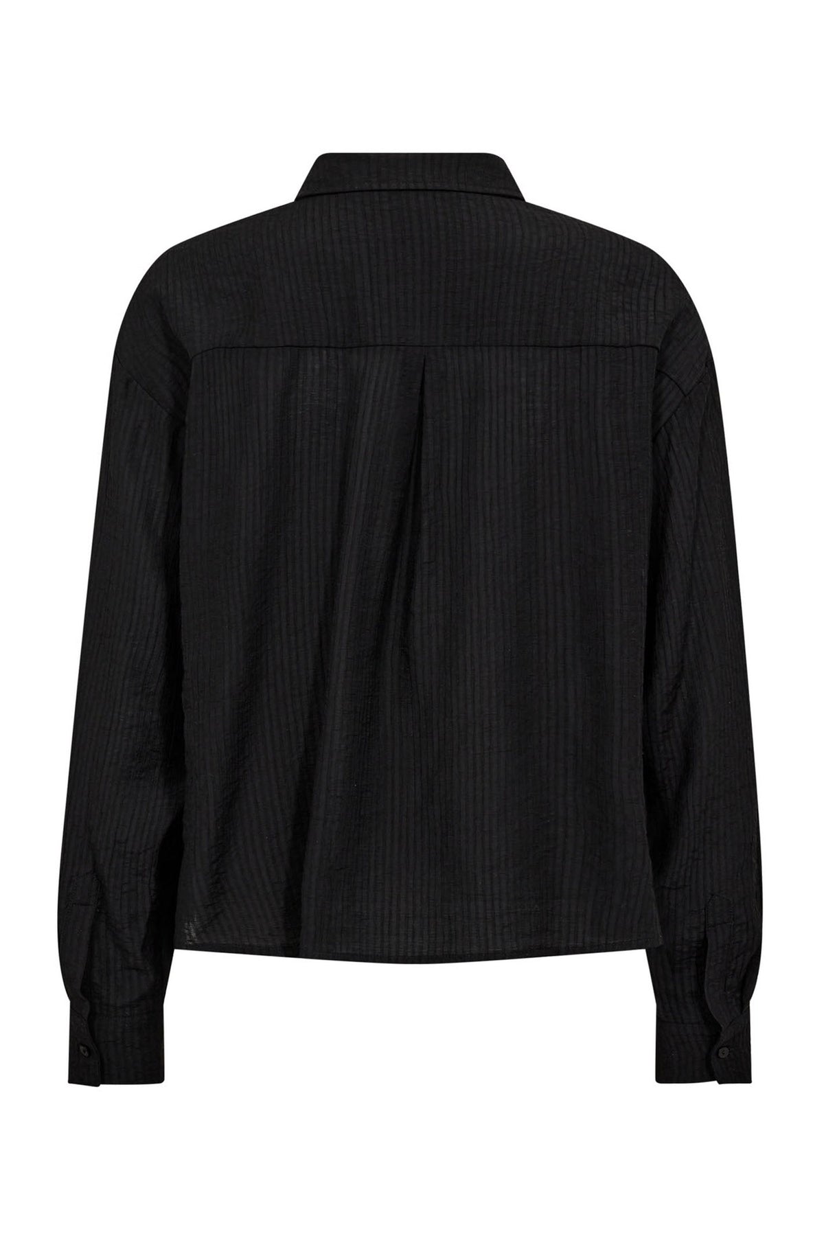 AlbieCC Frill Shirt 96-Black - 35863