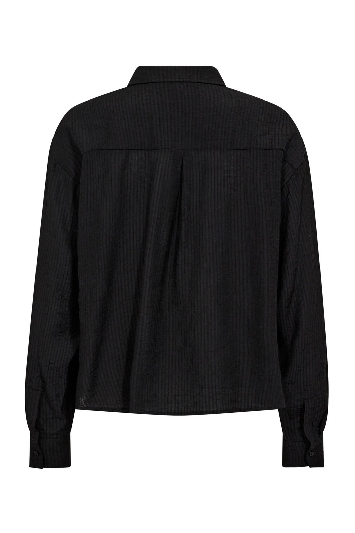 AlbieCC Frill Shirt 96-Black - 35863