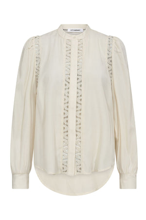 AilaCC Lace Shirt 11-Off white