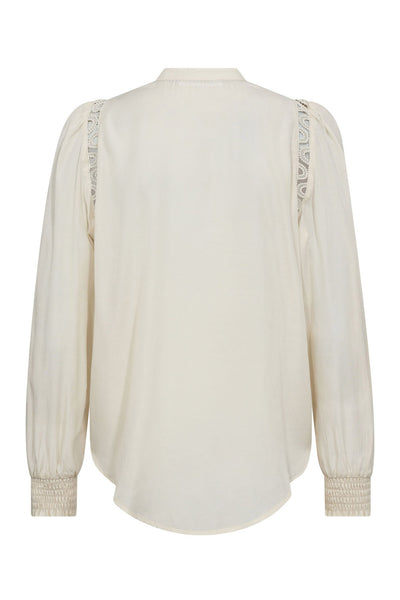 AilaCC Lace Shirt 11-Off white Thumbnail