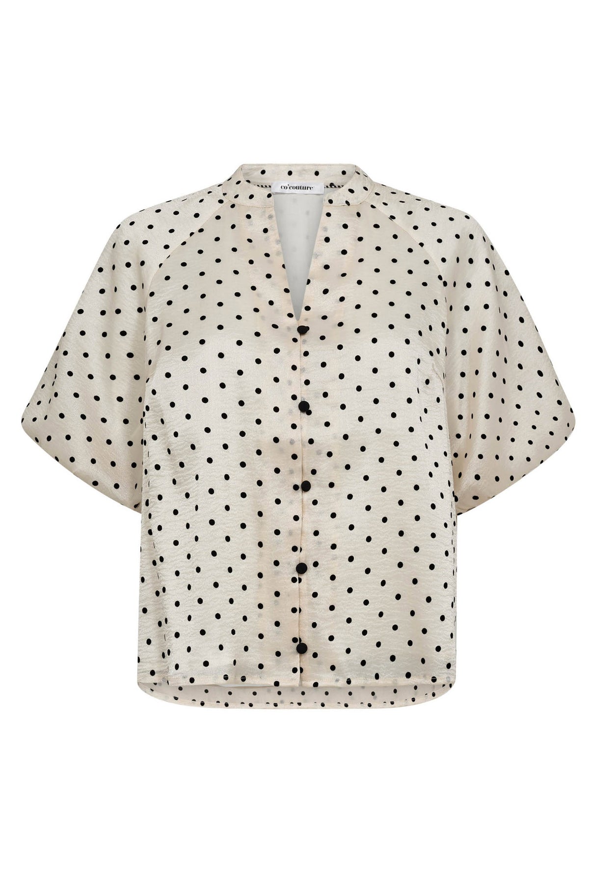 DilanCC Dot SS V-Shirt 108-Powder - 35869