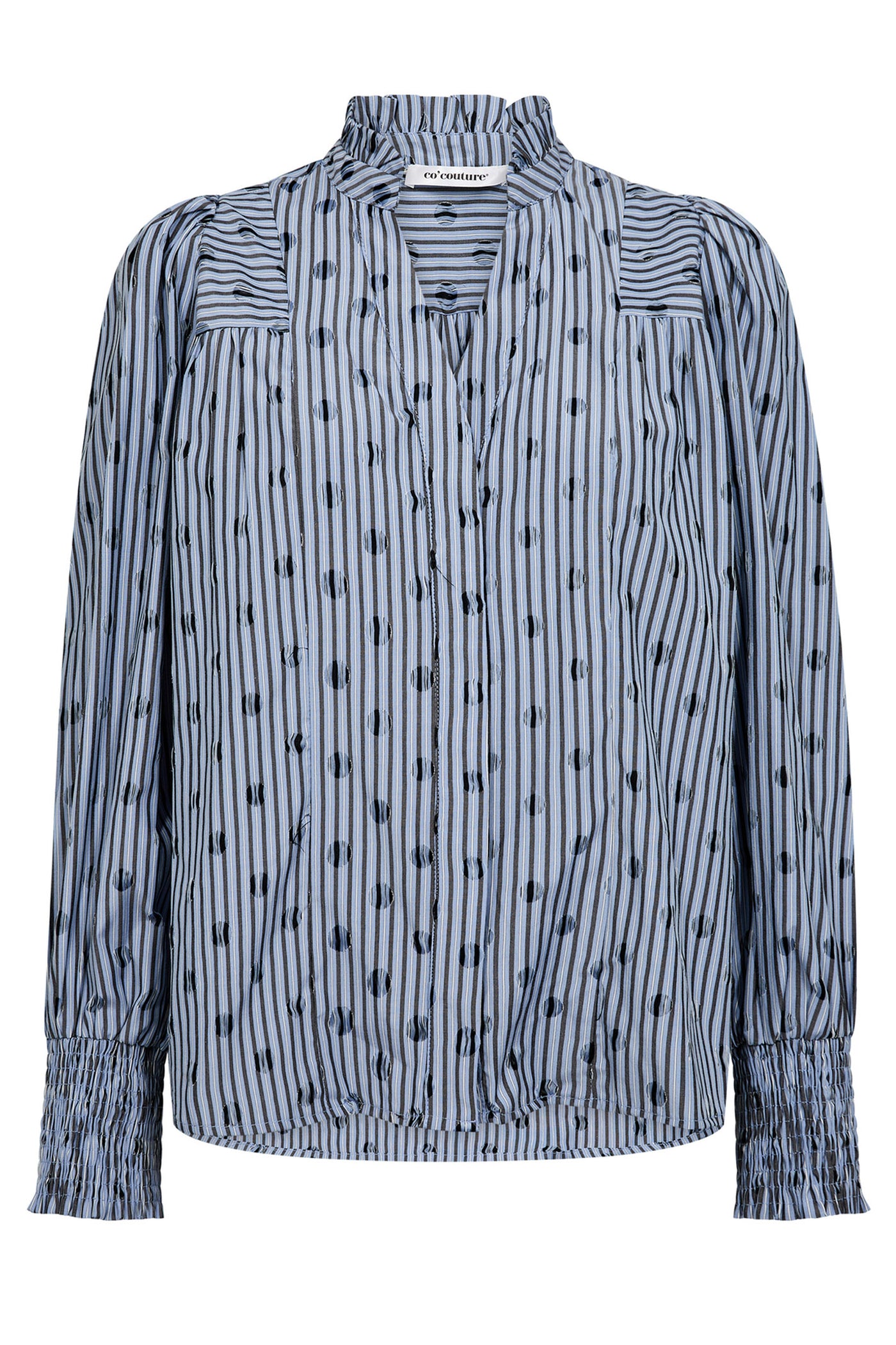 TrixieCC Dot V-Shirt 17-Blue - 35871