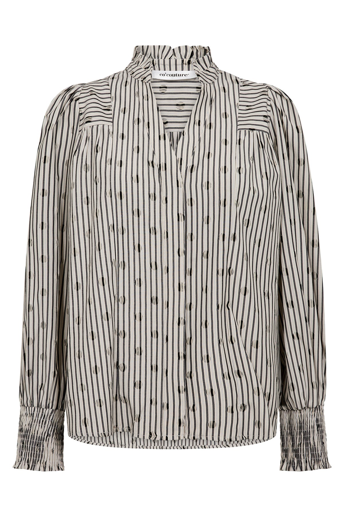 TrixieCC Dot V-Shirt 138-Light Grey - 35871
