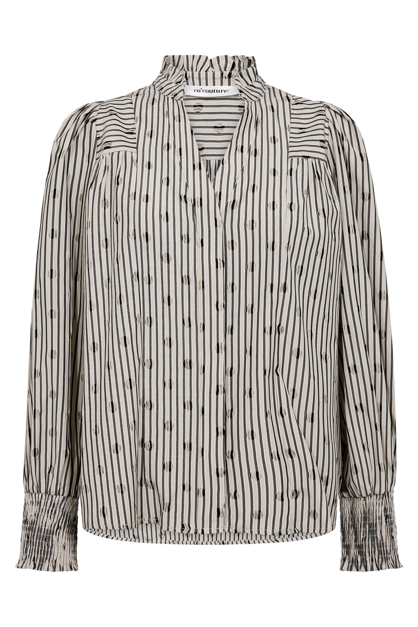 TrixieCC Dot V-Shirt 138-Light Grey - 35871