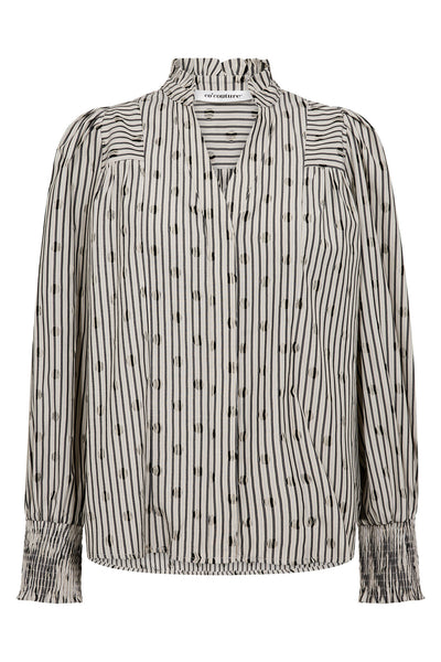 TrixieCC Dot V-Shirt 138-Light Grey - 35871 Thumbnail