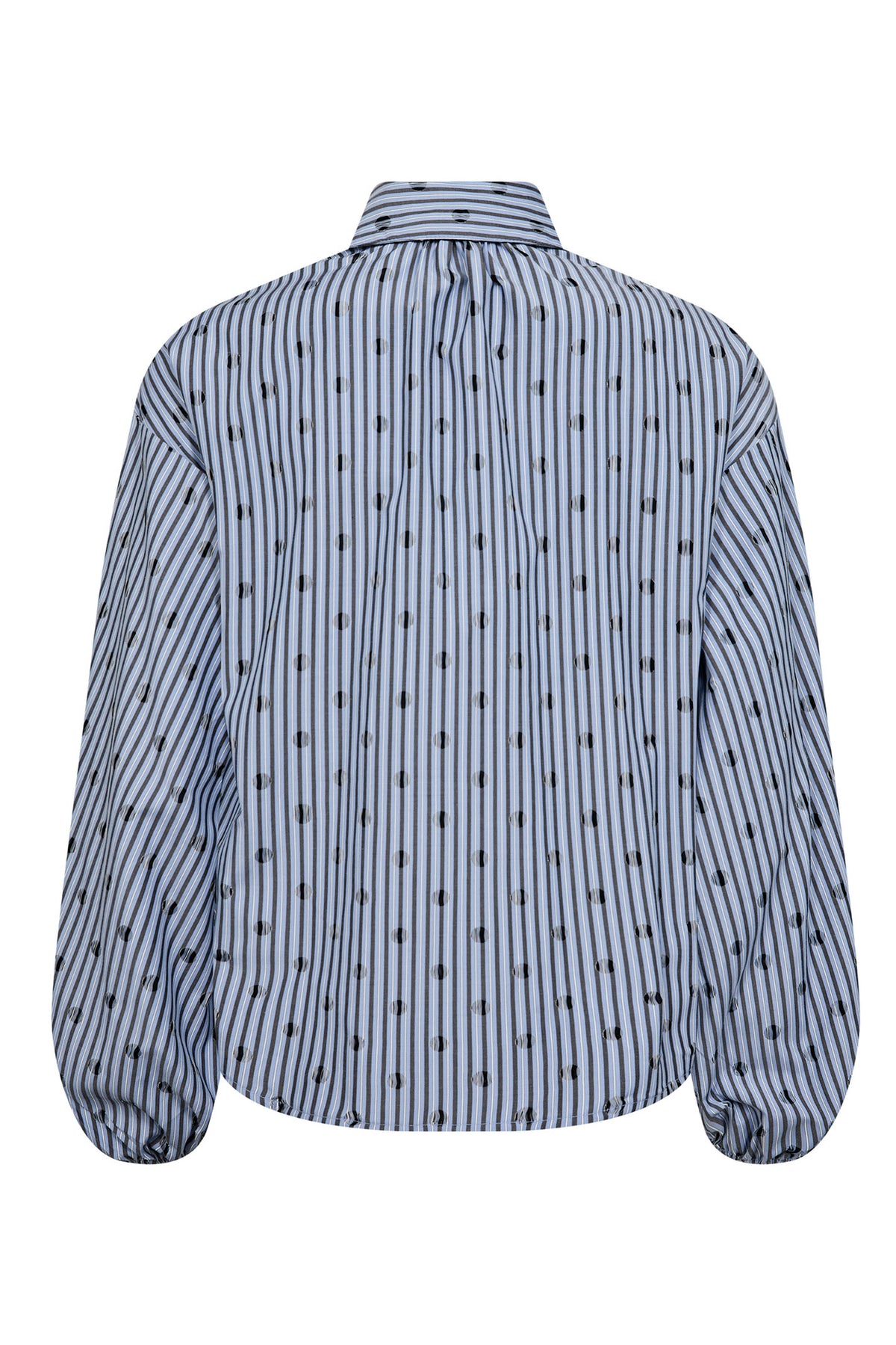 TrixieCC Dot Bow Shirt 17-Blue - 35872