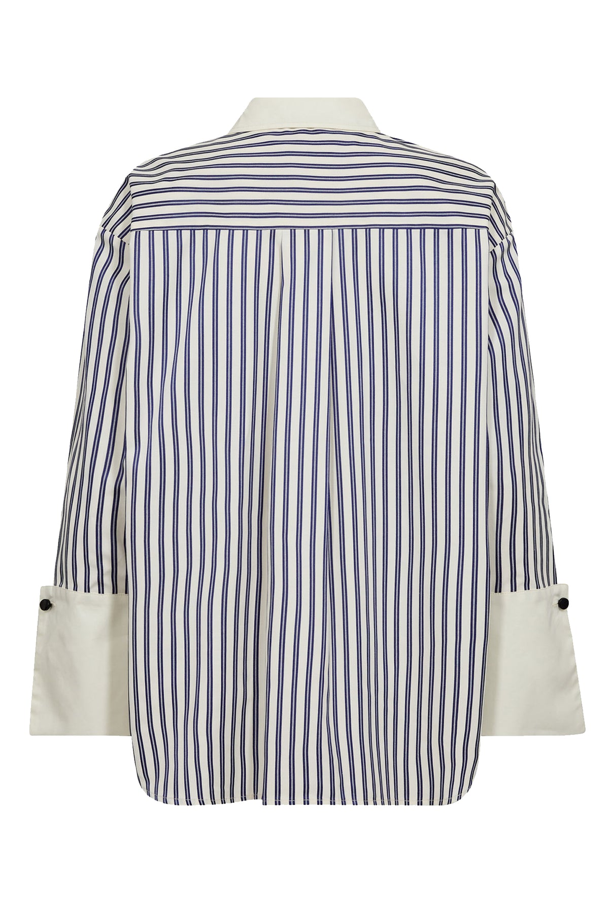 SamsonCC Stripe Cuff Shirt 120-Navy - 35878