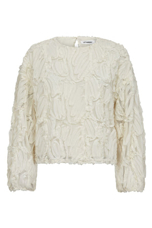 ShaniaCC Fluffy Blouse 11-Off white