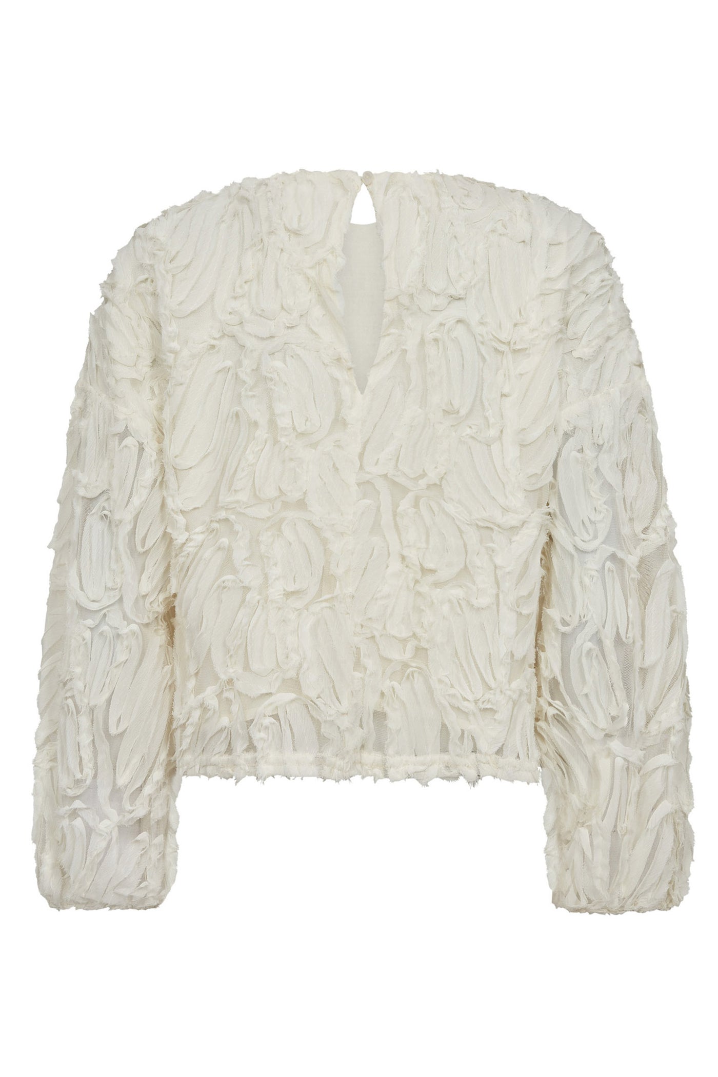 ShaniaCC Fluffy Blouse 11-Off white