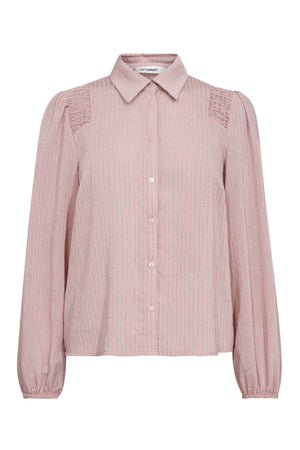 ViolaCC Smock Shirt 4543-Pale pink - 35897
