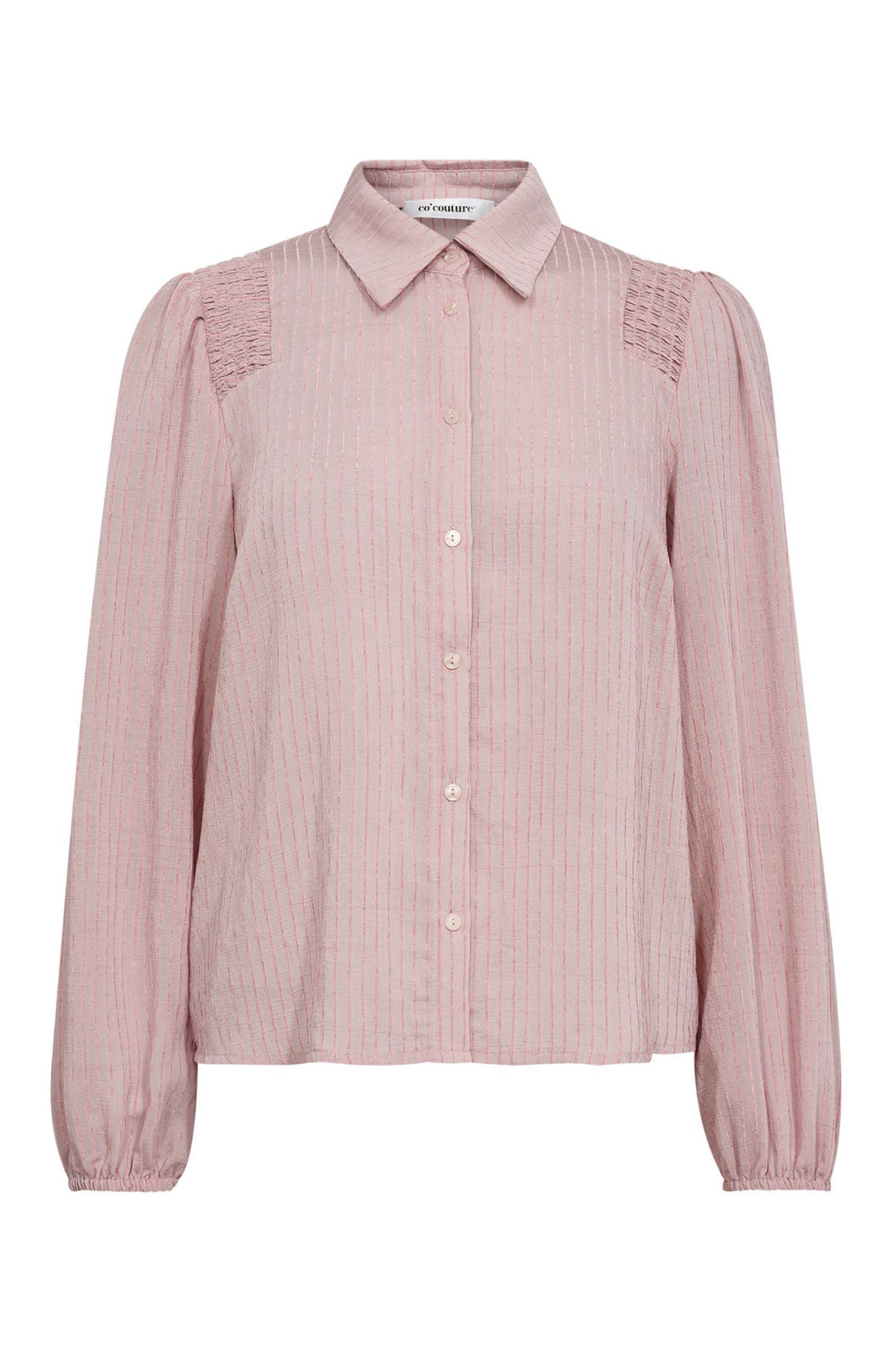 ViolaCC Smock Shirt 4543-Pale pink - 35897