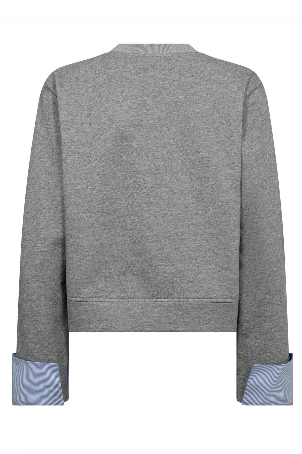DaniellaCC Cuff Sweat 57-Grey Melan - 37035