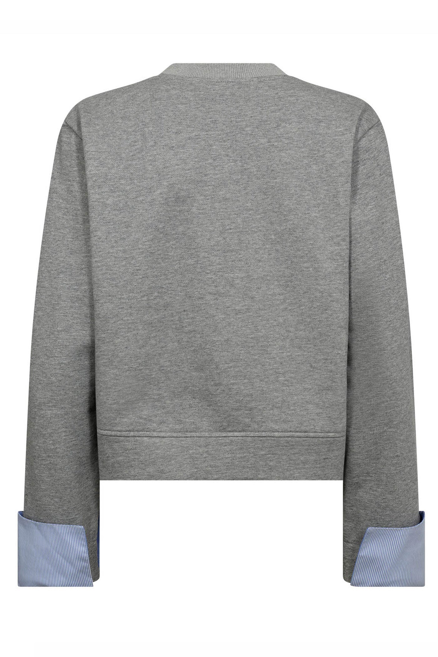DaniellaCC Cuff Sweat 57-Grey Melan - 37035