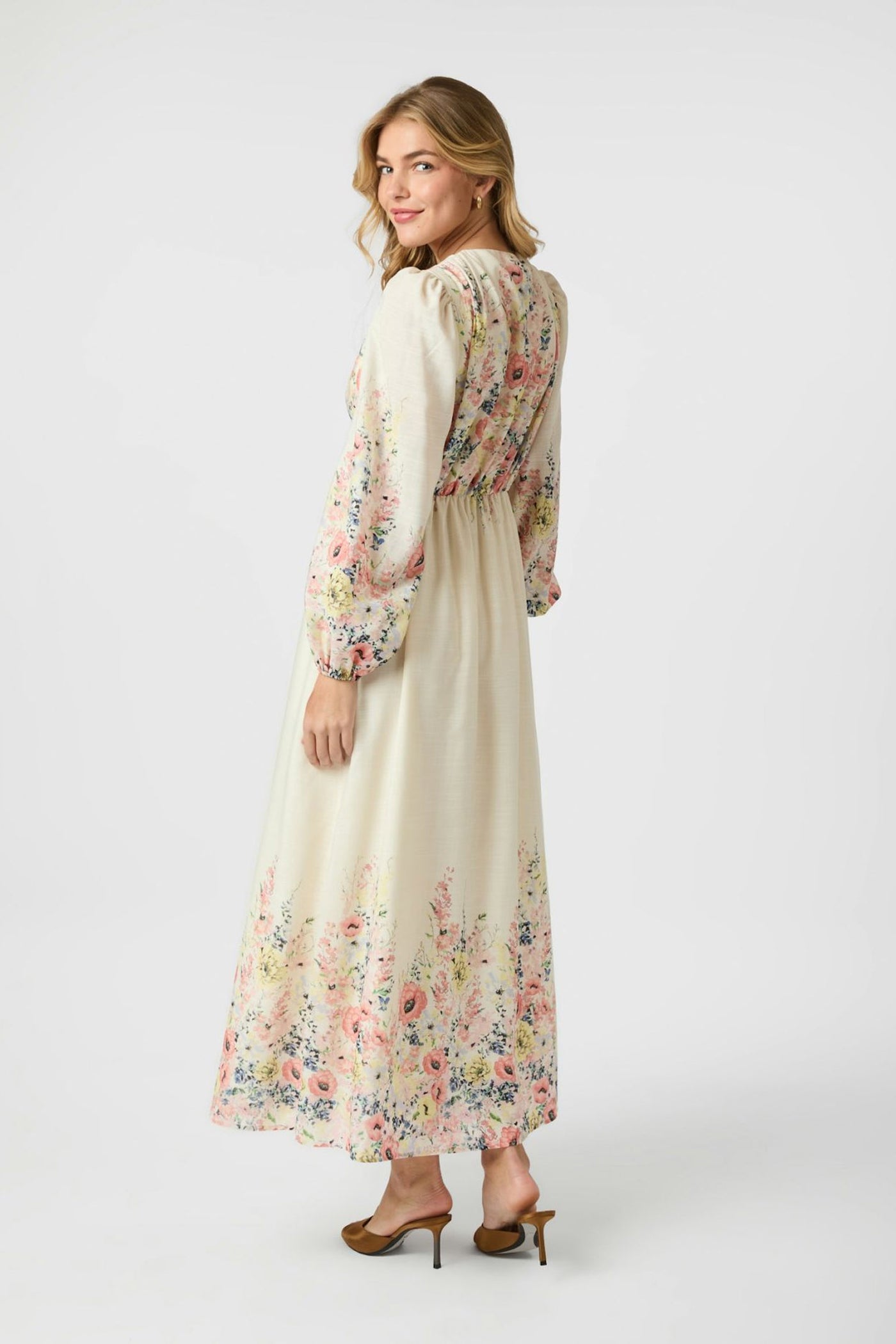 SILFI FLOWER PRINT Creme - 164828