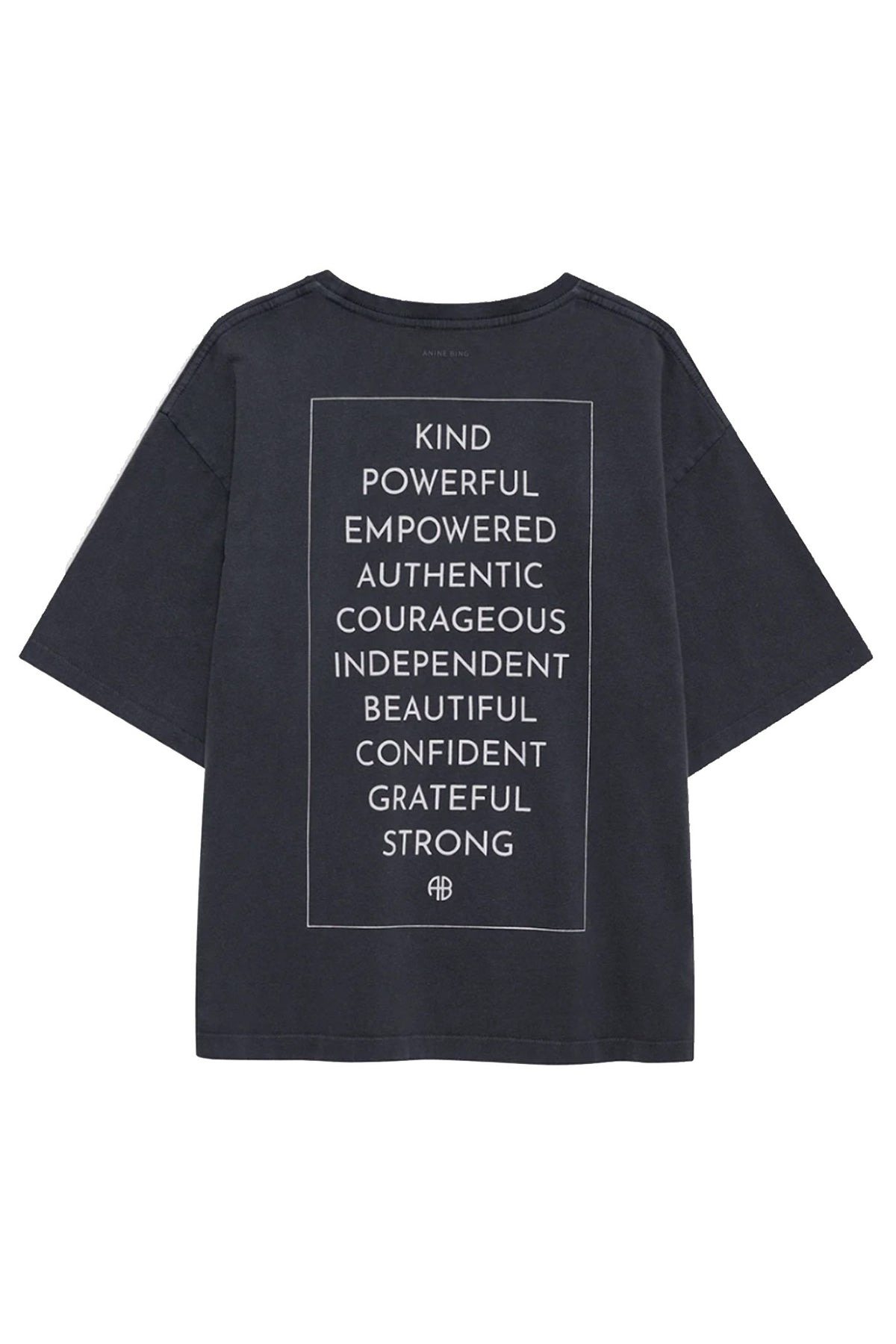 RUDY TEE Washed black - A-08-11068