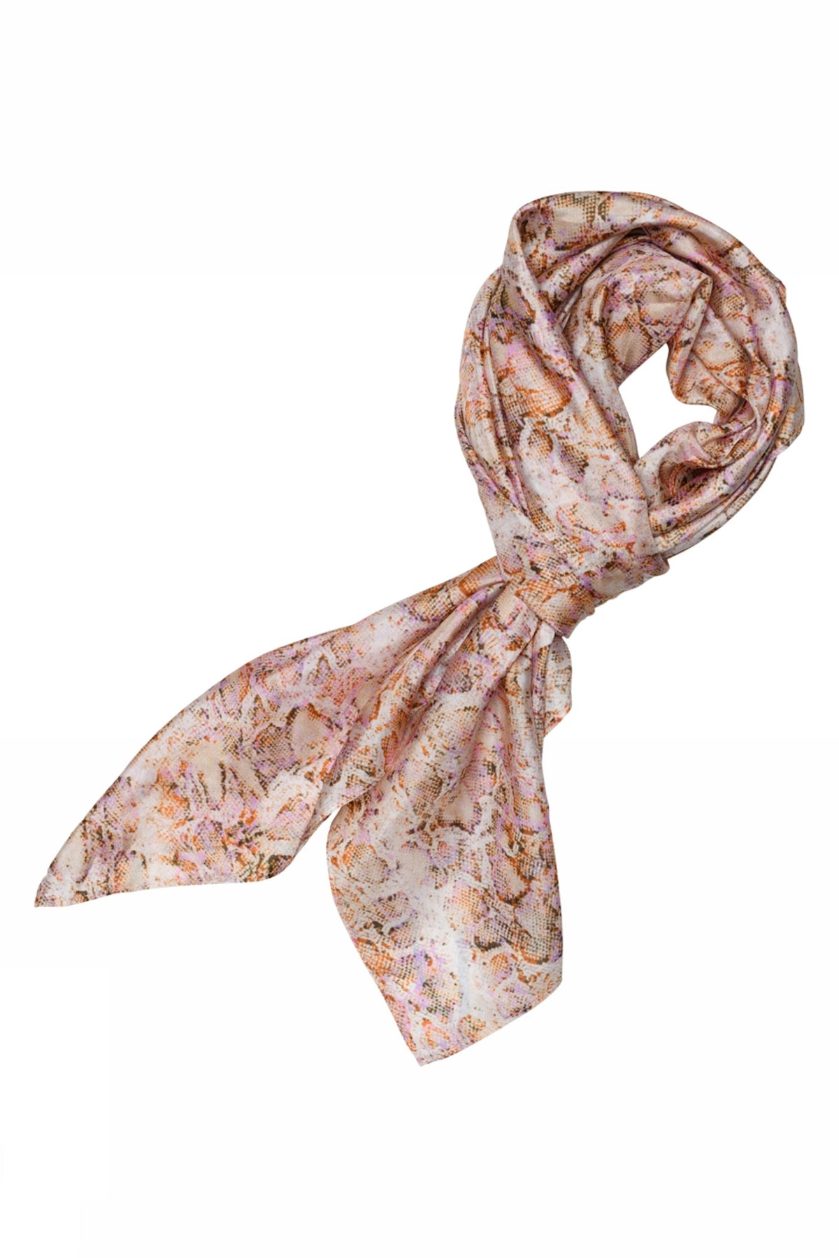 Allis, printed silk scarf 86028-SnakePrint