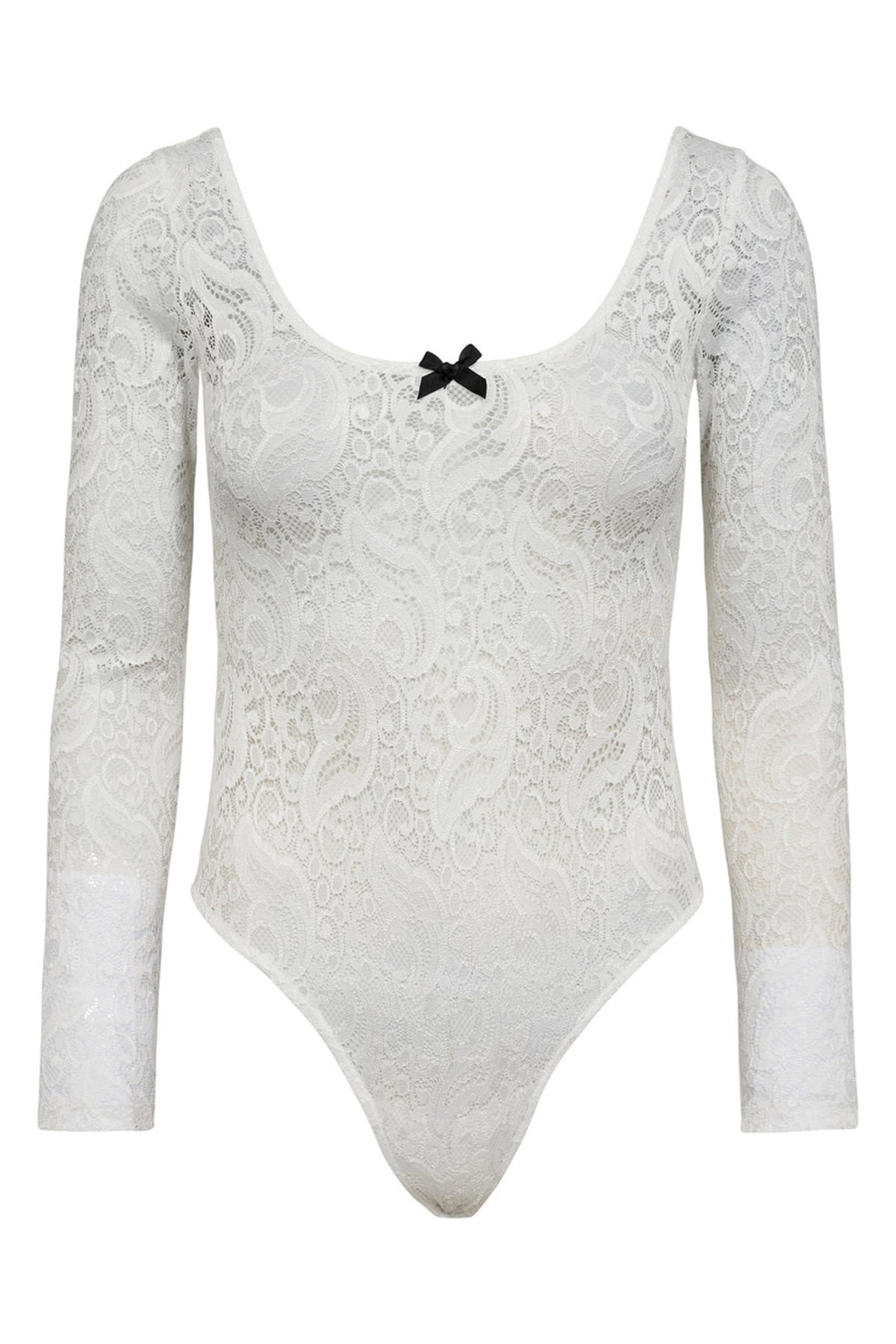 Summer Lace LS Body White - HL10107