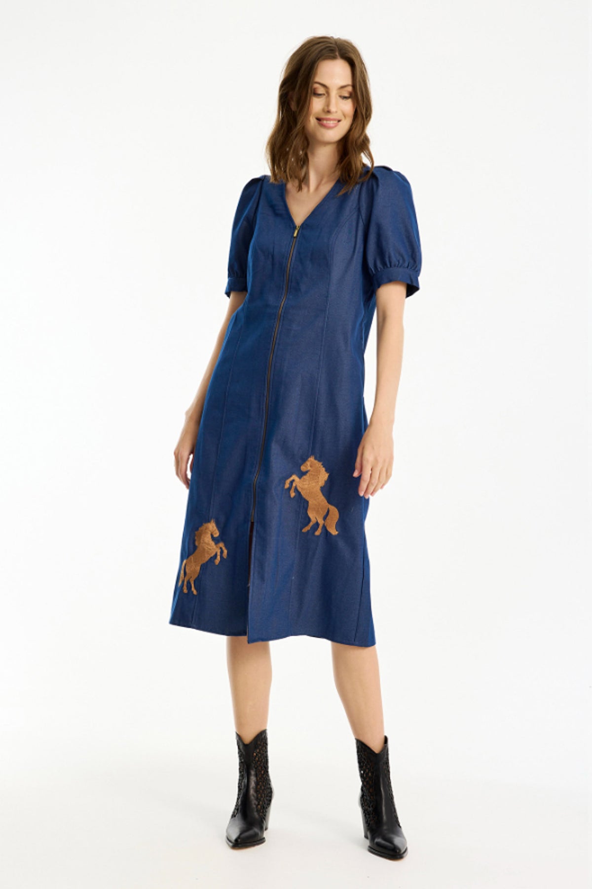 Camala dress Denim blue - 16727