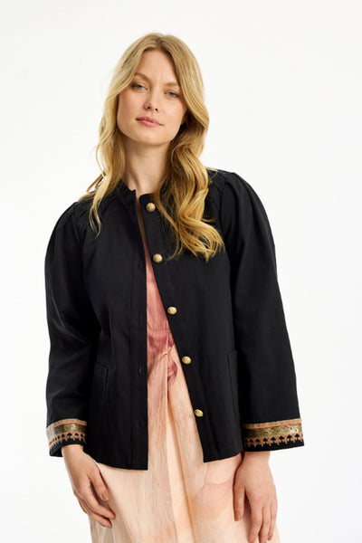 Ida jacket SORT - 16755 Thumbnail