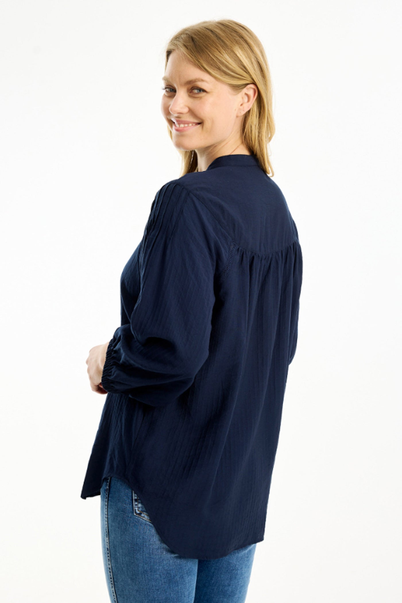 Oline blouse Navy - 16756