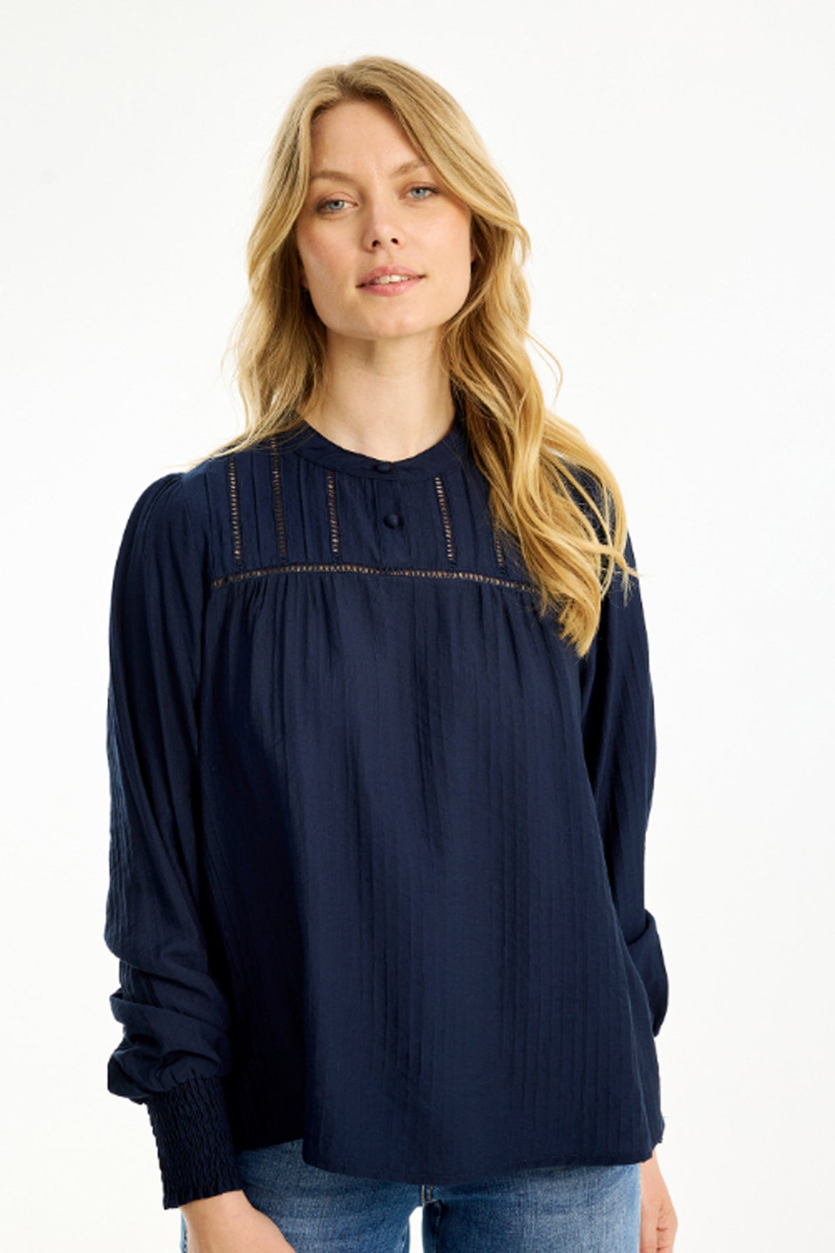 Safran blouse Navy - 16758