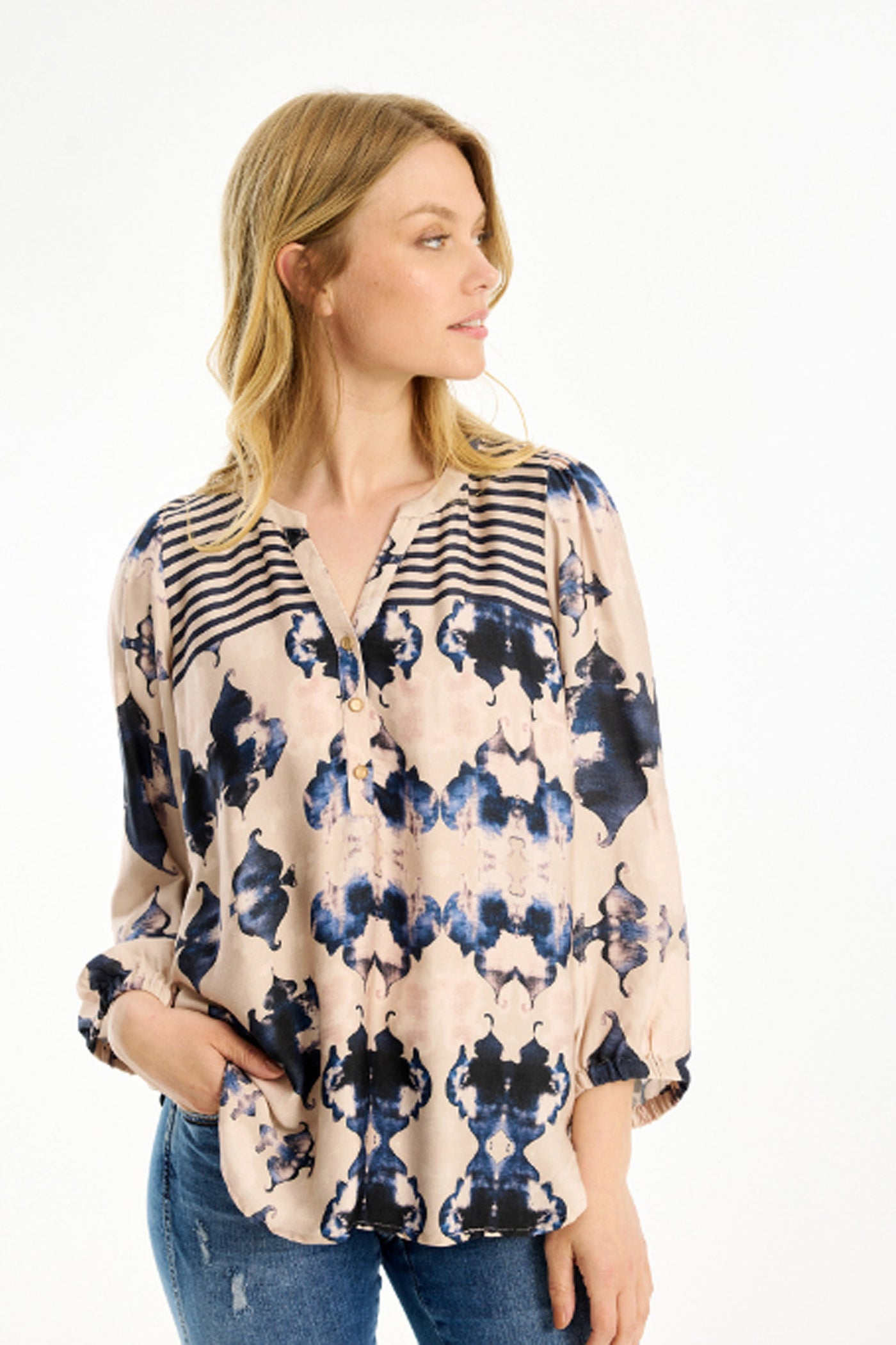Pil blouse Blue
