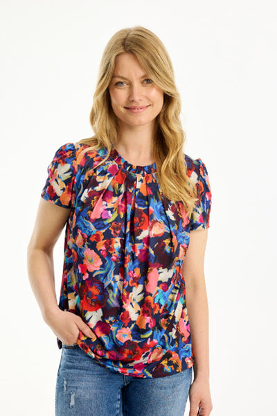 Grazia blouse short sleeves Multicolour - 16770 Thumbnail