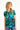 Grazia blouse short sleeves Multi green - 16792