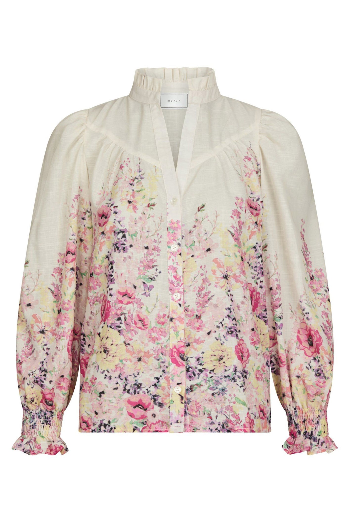 CALLOMA FLOWER PRINT IVORY - 166266