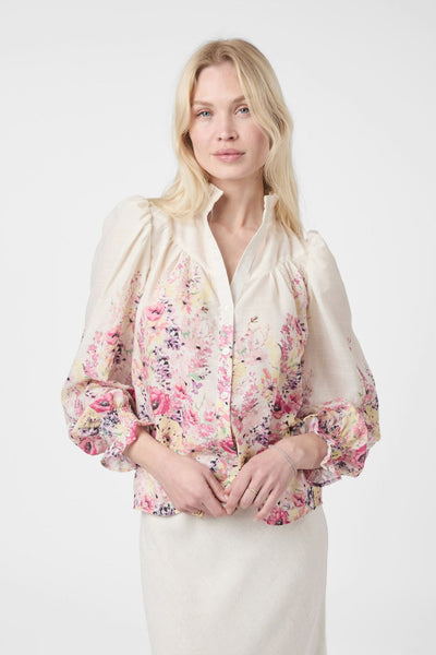 CALLOMA FLOWER PRINT IVORY - 166266 Thumbnail