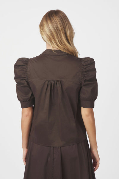 ROELLA POPLIN Chocolate Brown - 164283 Thumbnail