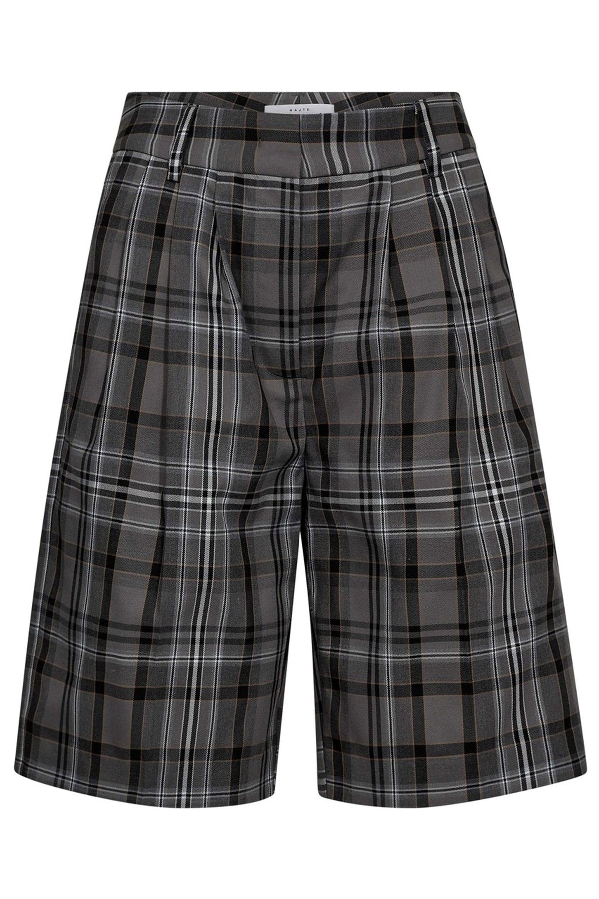 Camel Line Mega Check Bermuda Mid Grey - HL10203