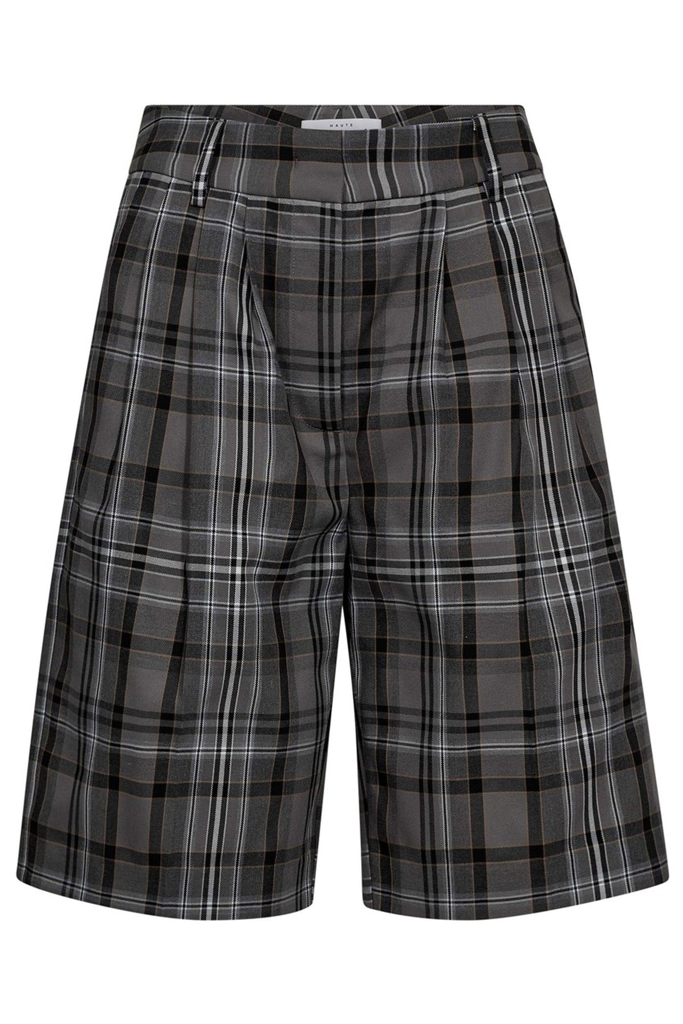 Camel Line Mega Check Bermuda Mid Grey - HL10203