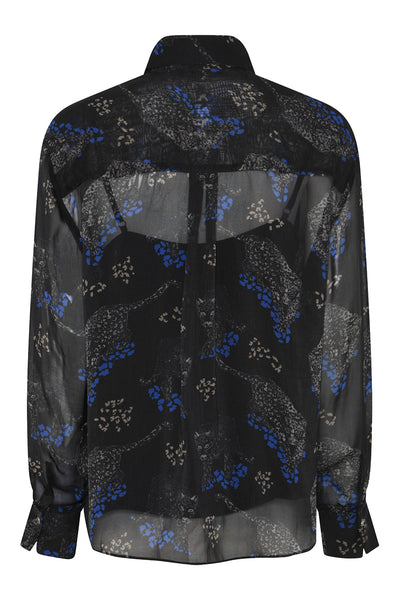 ChionoBBAgata shirt Black Blue leopard print - BBW4616 Thumbnail
