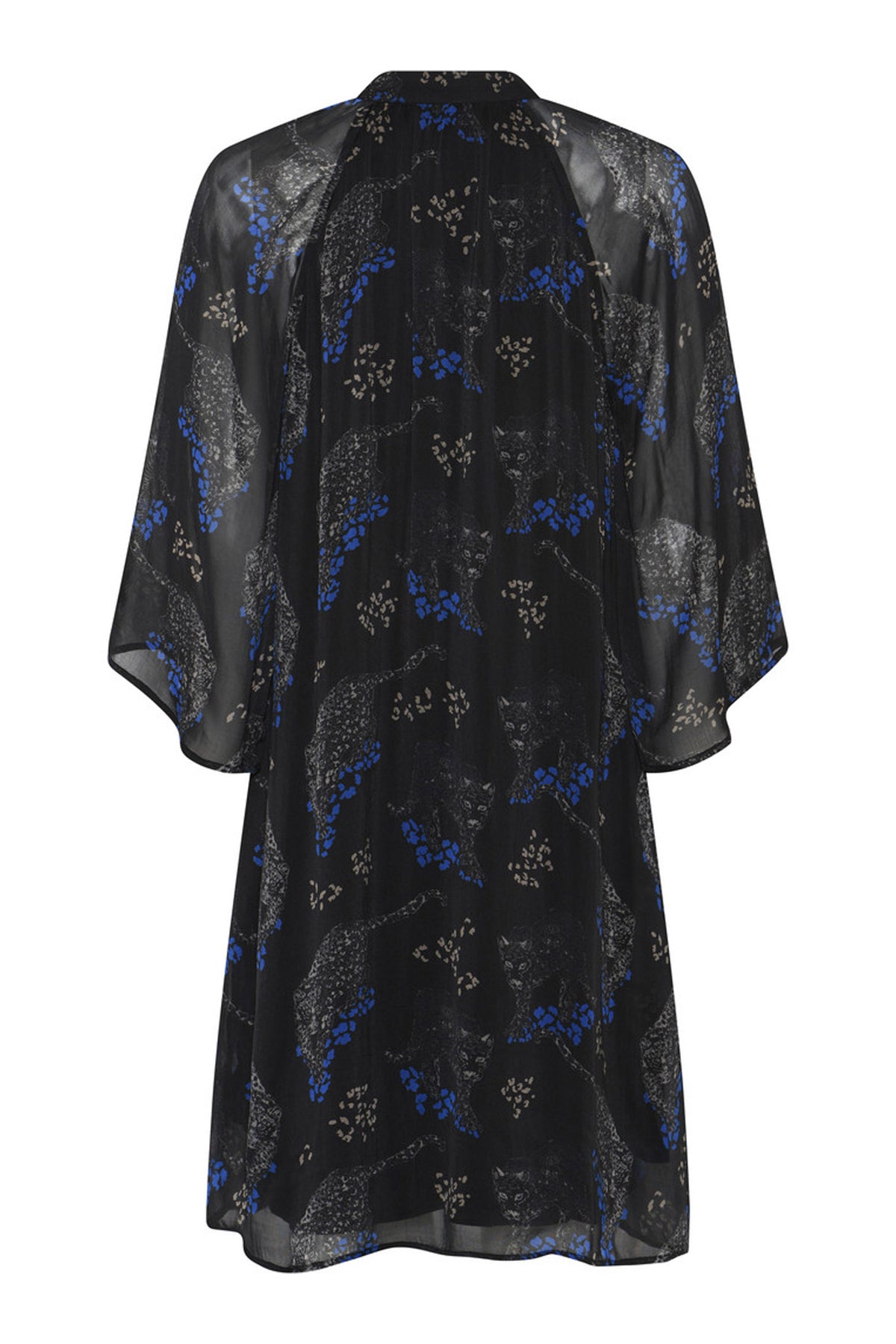 ChionoBBWendisa dress Black Blue leopard print - BBW4619