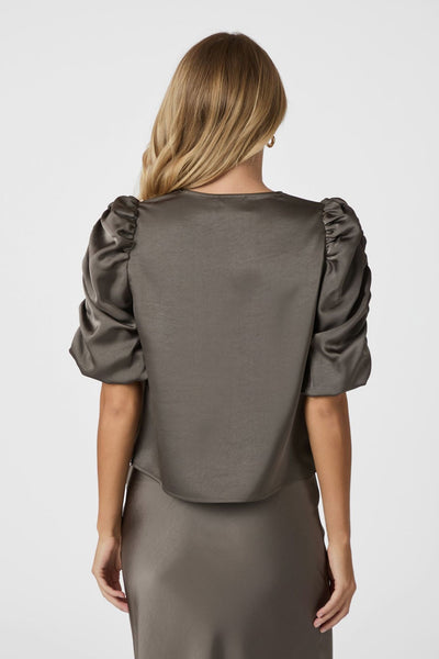 ELBA HEAVY SATEEN Warm Grey - 165799 Thumbnail