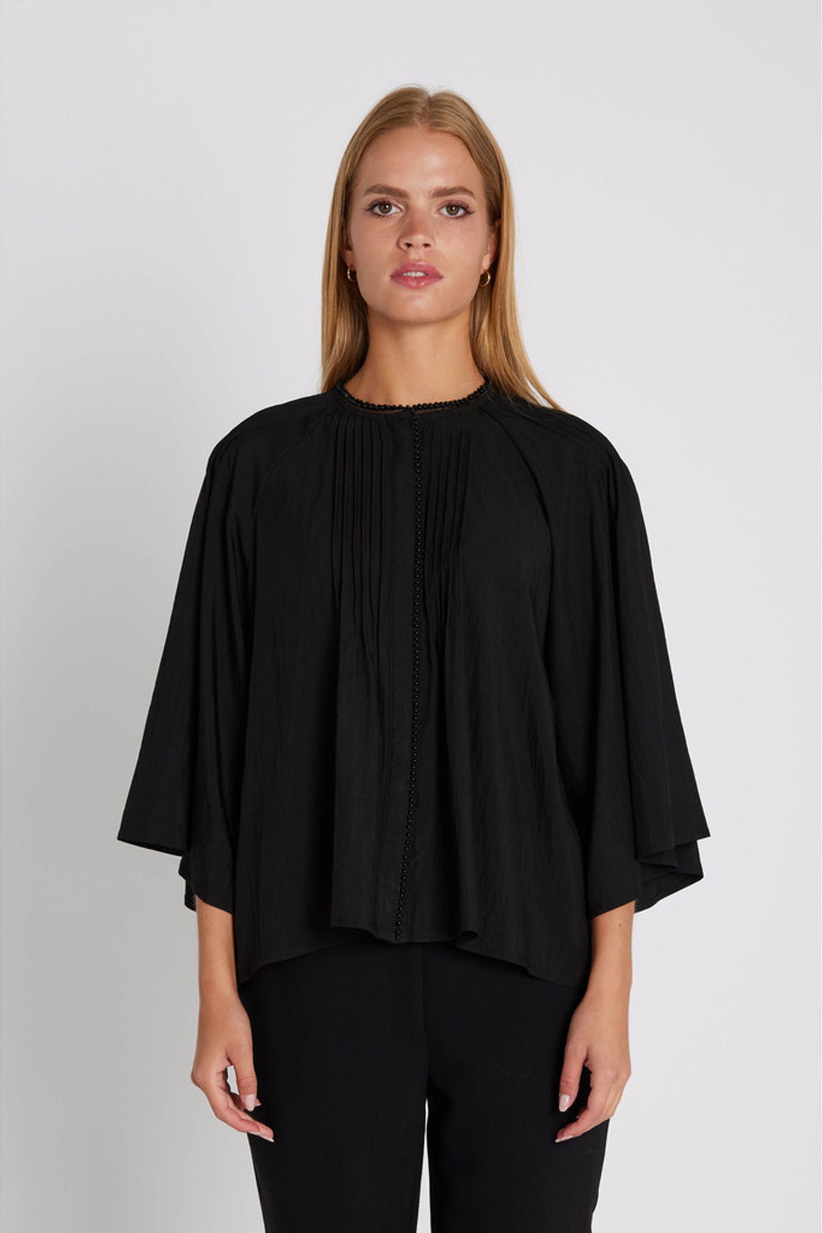 7615RDFKassia shirt 20 Black - RDF442