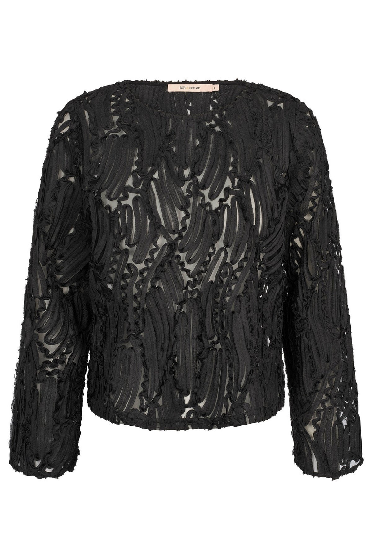 7563RDFCora blouse 20 Black - RDF452