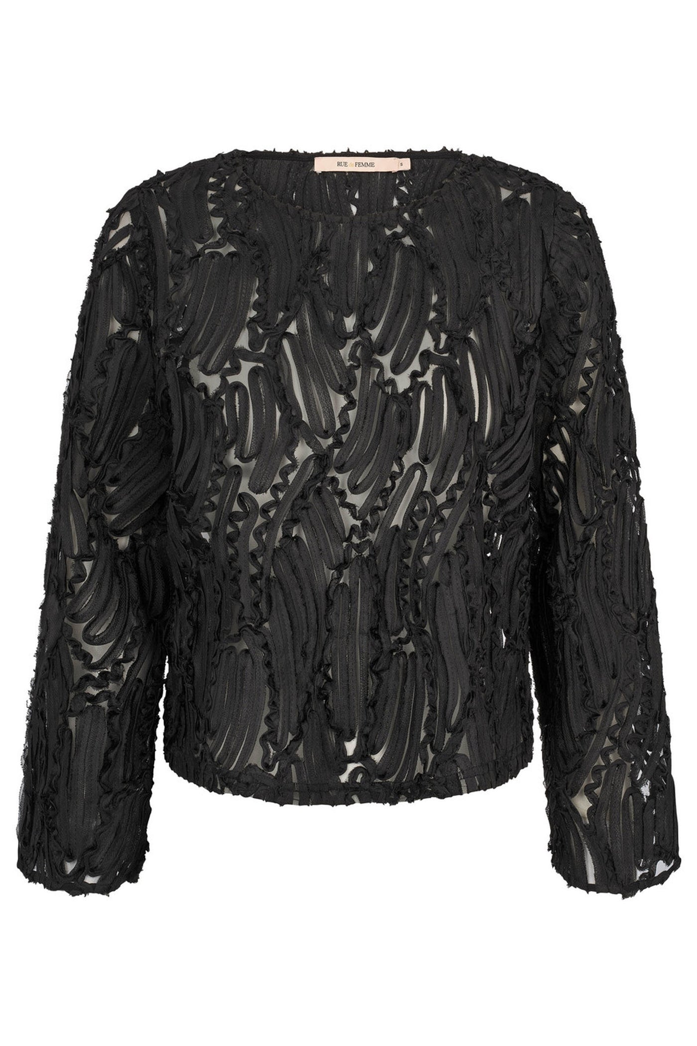 7563RDFCora blouse 20 Black - RDF452